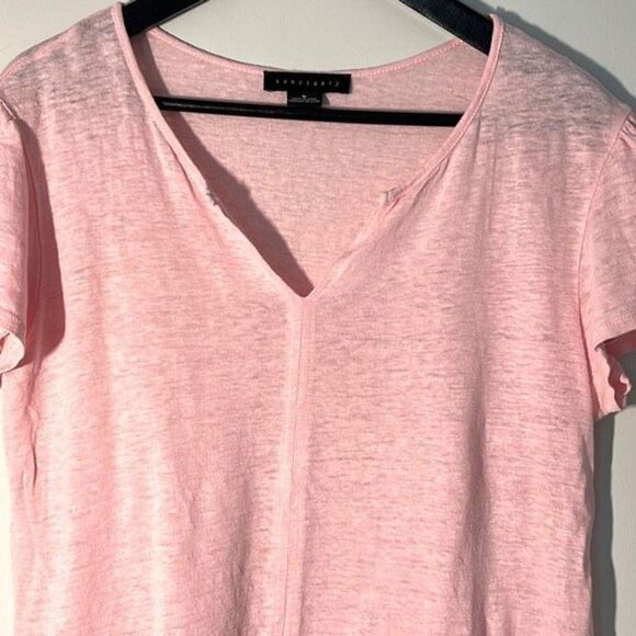 Sanctuary Clothing Womens Burnout‎ Basic T-Shirt Pink Medium - Picture 3 of 8